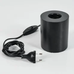 Lampes Vintages & Rétros-hofstein Lampe de table Fontannes Noir, 1 lumière