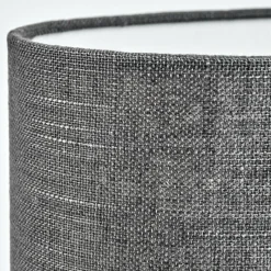 Lampes En Tissu-hofstein Lampe de table Francillon Brun, Chrome, Couleur bois, 1 lumière