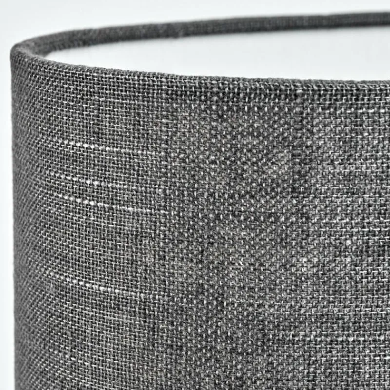 Lampes En Tissu-hofstein Lampe de table Francillon Brun, Chrome, Couleur bois, 1 lumière