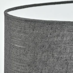 Lampes En Tissu-hofstein Lampe de table Francillon Brun, Chrome, Couleur bois, 1 lumière