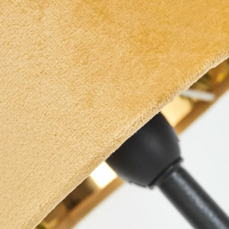 Lampes En Tissu-hofstein Lampe de table Frandina Jaune, Or, 1 lumière
