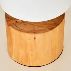 Lampes En Tissu-hofstein Lampe de table Geneva Écru, 1 lumière