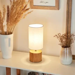 Lampes En Tissu-hofstein Lampe de table Geneva Écru, 1 lumière