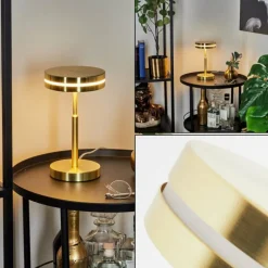 hofstein Lampe de table Huallilemu LED Laiton, 1 lumière* Éclairage Led