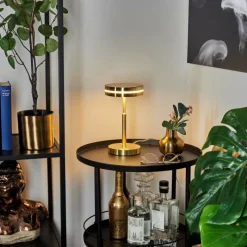 hofstein Lampe de table Huallilemu LED Laiton, 1 lumière* Éclairage Led