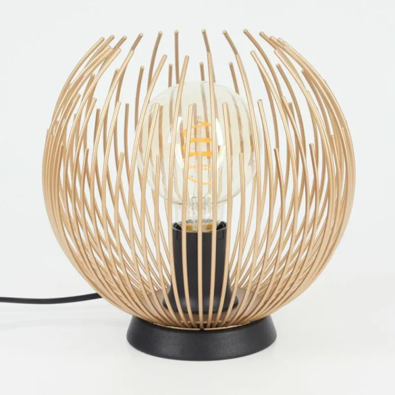 Lampes Dorées-hofstein Lampe de table Keryvaland Or, Noir, 1 lumière