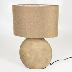 Lampes En Tissu-hofstein Lampe de table Manariz Brun, 1 lumière