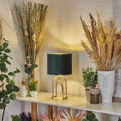 Lampes En Tissu-hofstein Lampe de table Miravale Or, 1 lumière