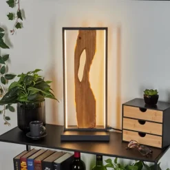 Luminaires Scandinaves-hofstein Lampe de table Nevogilde LED Écru, Noir, 1 lumière
