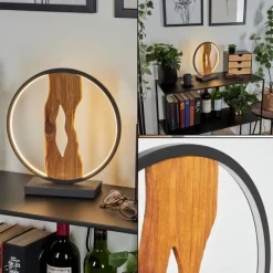 Luminaires Scandinaves-hofstein Lampe de table Nevogilde LED Écru, Noir, 1 lumière