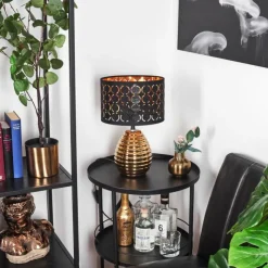 Lampes En Tissu-hofstein Lampe de table Osorno Or, 1 lumière