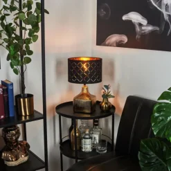 Lampes En Tissu-hofstein Lampe de table Osorno Or, 1 lumière