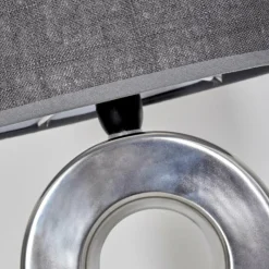 Lampes En Tissu-hofstein Lampe de table Pagade Argenté, 1 lumière