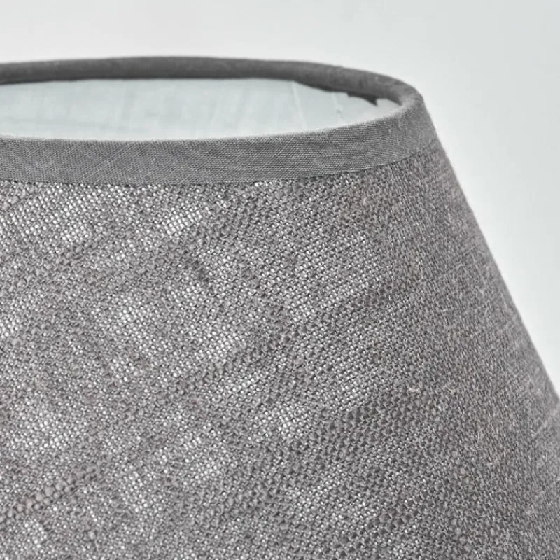 Lampes En Tissu-hofstein Lampe de table Palmela Gris, Blanc, 1 lumière