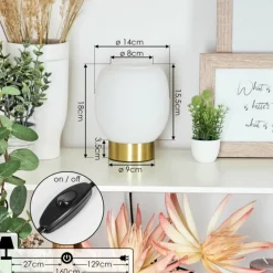 hofstein Lampe de table Pintacura Laiton, 1 lumière