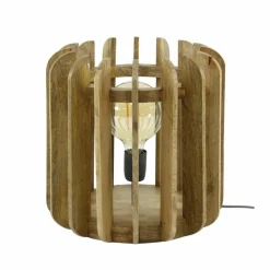 Lampes En Bois-hofstein Lampe de table Pirmil Écru, 1 lumière