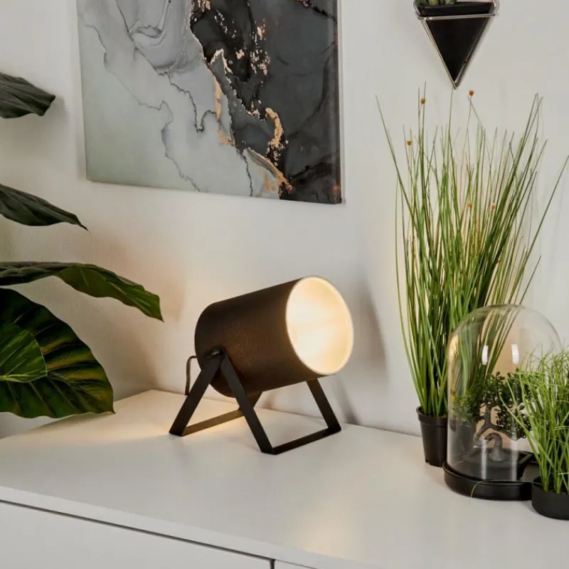 Lampes En Tissu-hofstein Lampe de table Puelches Noir, 1 lumière