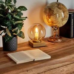 hofstein Lampe de table Rascoupet Or, 1 lumière