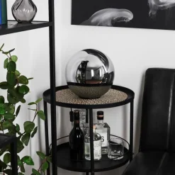 Suspension Verre Fumé-hofstein Lampe de table Recoutas Noir, 1 lumière