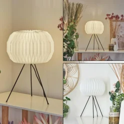 hofstein Lampe de table Regufe Noir, 1 lumière