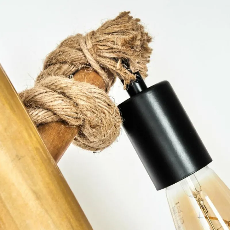 Luminaires Scandinaves-hofstein Lampe de table Riekje Écru, Noir, 1 lumière