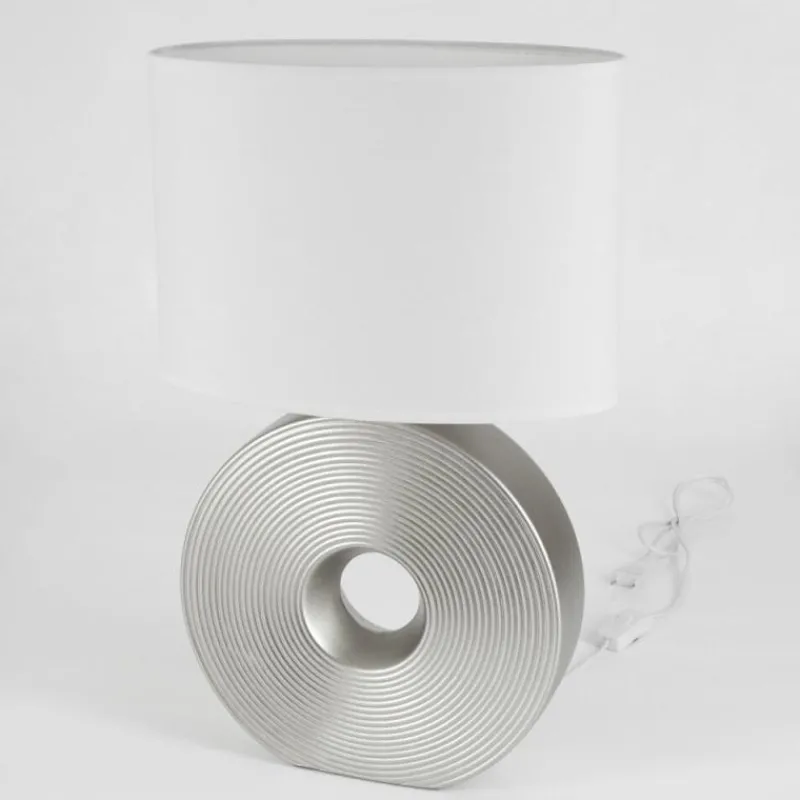 Lampes En Tissu-hofstein Lampe de table Saija Argenté, 1 lumière