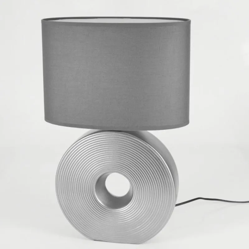 Lampes En Tissu-hofstein Lampe de table Saija Argenté, 1 lumière