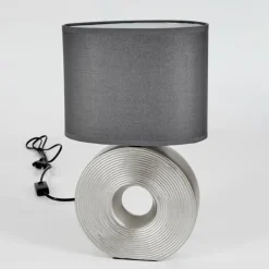 Lampes En Tissu-hofstein Lampe de table Saija Argenté, 1 lumière