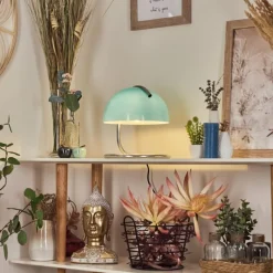 hofstein Lampe de table Seladinhas Chrome, 1 lumière