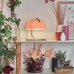 hofstein Lampe de table Seladinhas Chrome, 1 lumière