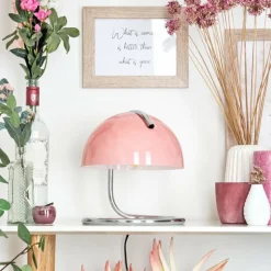 hofstein Lampe de table Seladinhas Chrome, 1 lumière