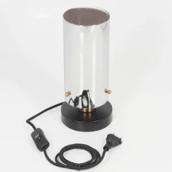 Suspension Verre Fumé-hofstein Lampe de table Vaurois Laiton, Noir, 1 lumière