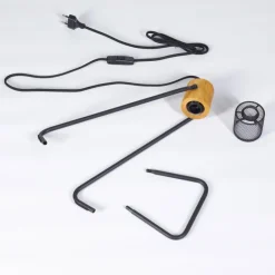 hofstein Lampe de table Agrons Noir, 1 lumière