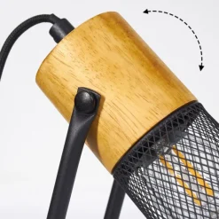 hofstein Lampe de table Agrons Noir, 1 lumière