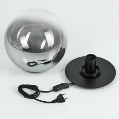 Luminaires Scandinaves-hofstein Lampe de table Ahanga Noir, 1 lumière