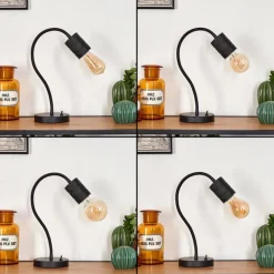 hofstein Lampe de table Ajaccio Noir, 1 lumière