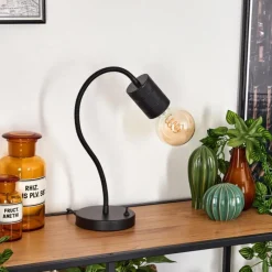 hofstein Lampe de table Ajaccio Noir, 1 lumière