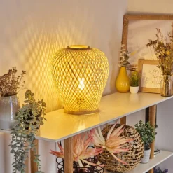 Luminaires Orientaux-hofstein Lampe de table Alavi Écru, 1 lumière