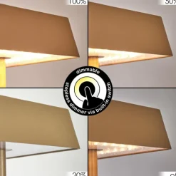 hofstein Lampe de table Algeraz LED Laiton, 1 lumière