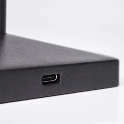 hofstein Lampe de table Algeraz LED Noir, 1 lumière