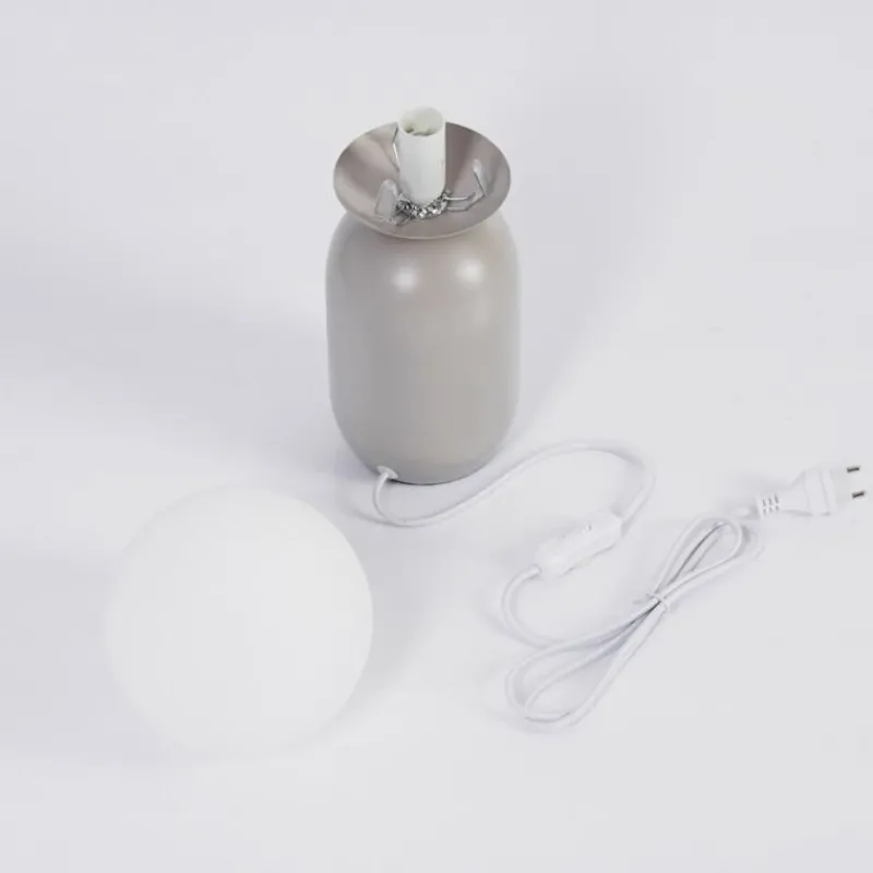 hofstein Lampe de table Alolas Gris, 1 lumière