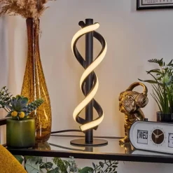 hofstein Lampe de table Alvarim LED Noir, 1 lumière