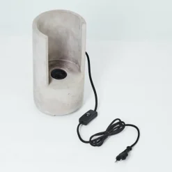 Lampes Vintages & Rétros-hofstein Lampe de table Amite Gris, 1 lumière