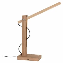 Luminaires Scandinaves-hofstein Lampe de table Anga LED Chrome, Écru, 1 lumière