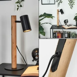 Luminaires Scandinaves-hofstein Lampe de table Arbrentin Écru, Noir, 1 lumière