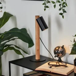 Luminaires Scandinaves-hofstein Lampe de table Arbrentin Écru, Noir, 1 lumière