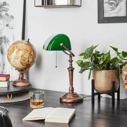 hofstein Lampe de table Argyle Bronze, 1 lumière