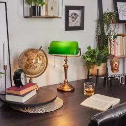 hofstein Lampe de table Argyle Bronze, 1 lumière