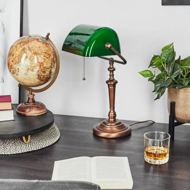 hofstein Lampe de table Argyle Bronze, 1 lumière