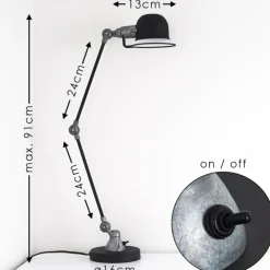 hofstein Lampe de table Arild Noir, 1 lumière